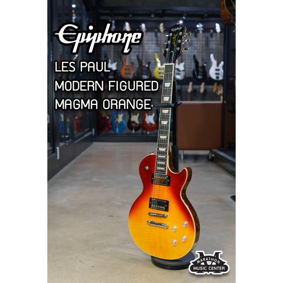 Epiphone Les Paul Modern Figured สี Magma Orange