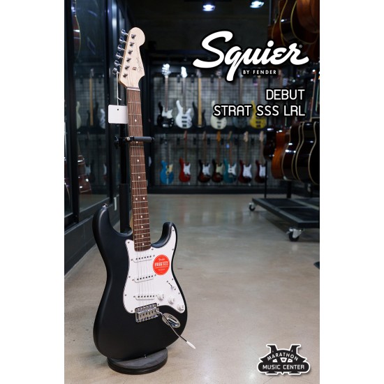 Squier Debut Strat SSS คอดำ