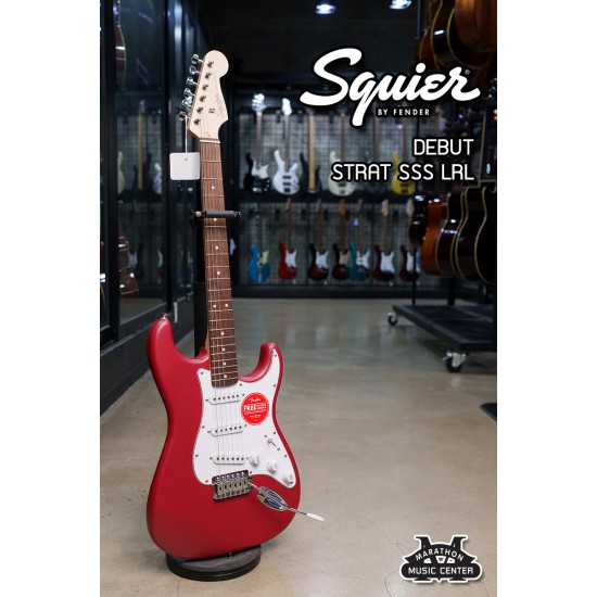 Squier Debut Strat SSS คอดำ