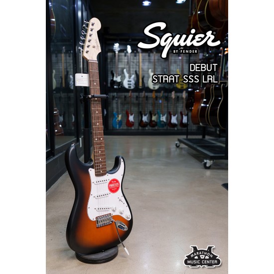 Squier Debut Strat SSS คอดำ